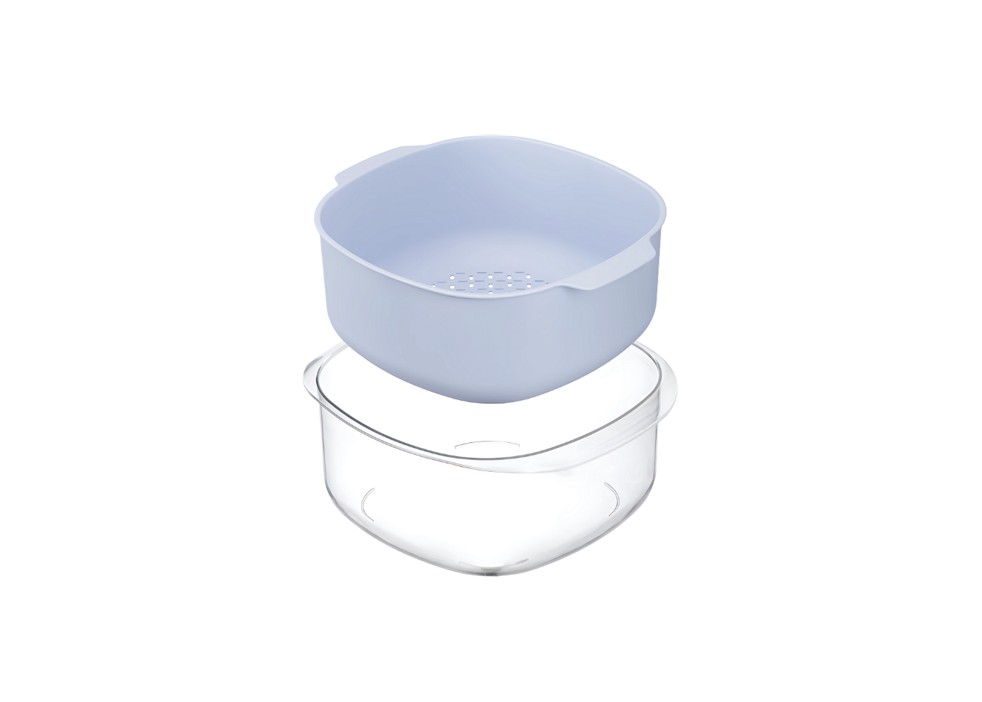 Bộ thau rổ vuông Yoko 23cm/27cm